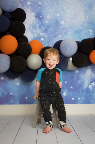 Toddler milestone portrait