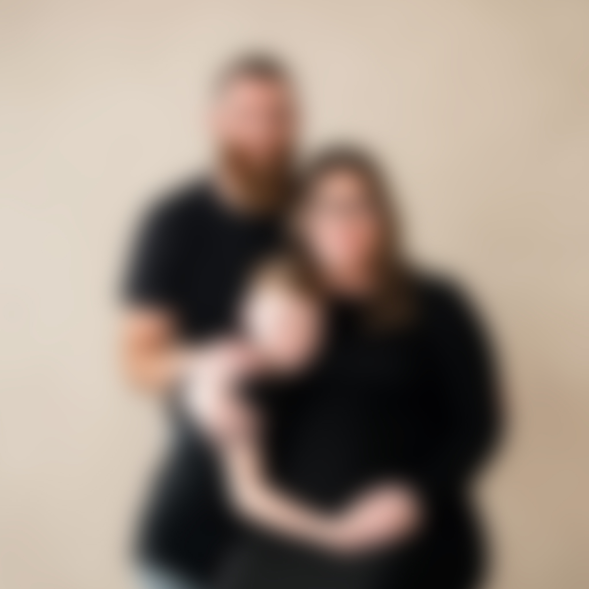 Family portrait outdoors