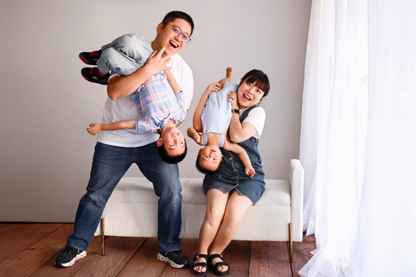 Parent holding a child lovingly
